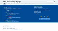 Desktop Screenshot of cobra-language.com
